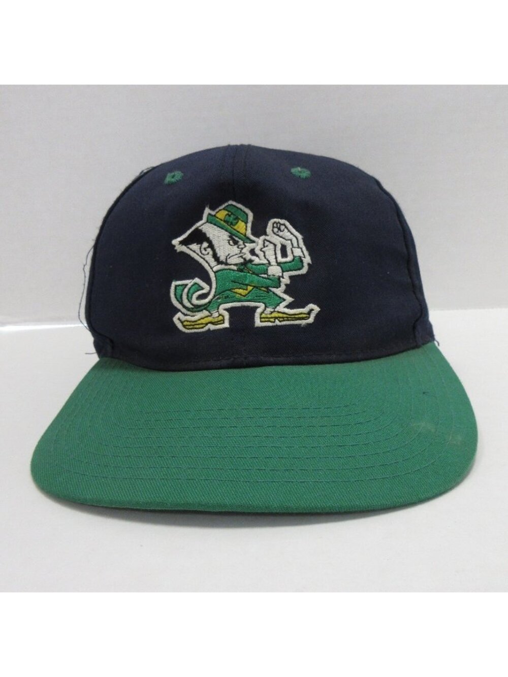 VTG Notre Dame Fighting Irish Hat Cap Snapback Green Twins Enterprise
